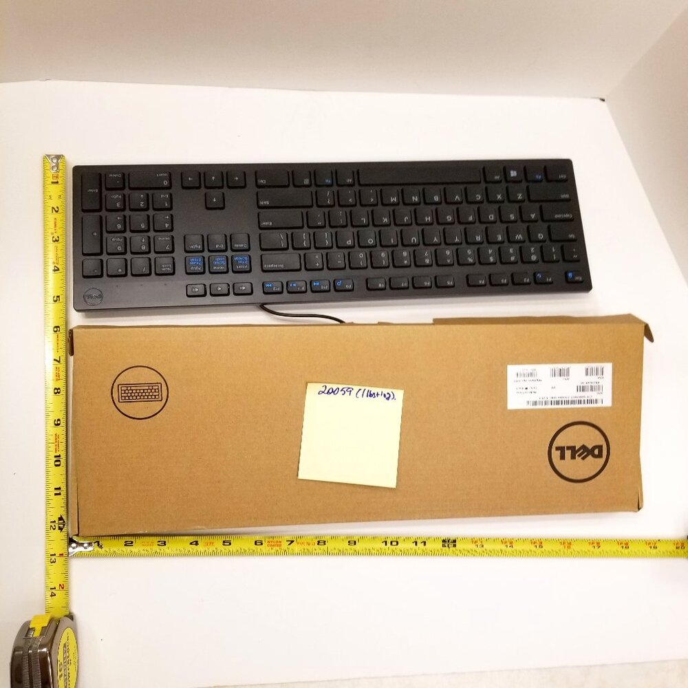 NIB Black Dell Multimedia Keyboard KB216-US International (QWERTY)